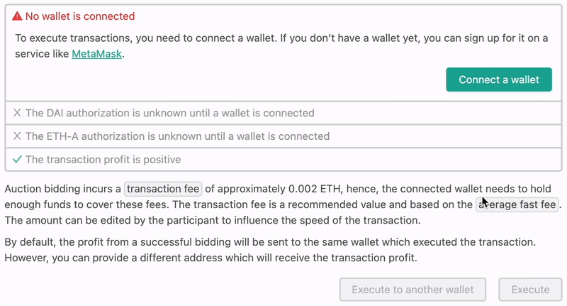 Preview of Development of user-friendly frontends for blockchain-based protocols